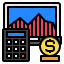 graph, financial, business, computer, calculator, currency 