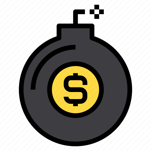 Financial, economic, bomb, crisis, currency icon - Download on Iconfinder