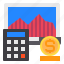 graph, calculator, computer, currency, financial, business 
