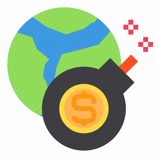Crisis, bomb, global, currency, financial icon - Download on Iconfinder