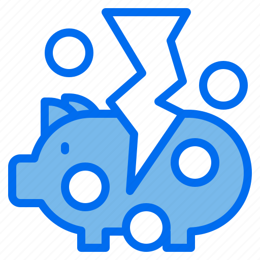 Saving, crisis, financial, piggy icon - Download on Iconfinder