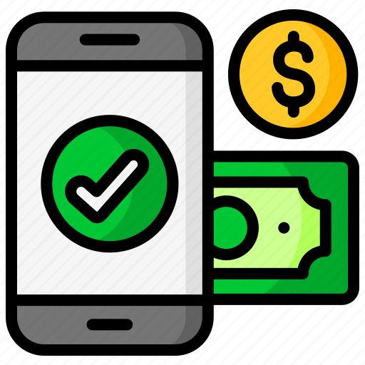 Mobile, transaction, smartphone, economy icon - Download on Iconfinder