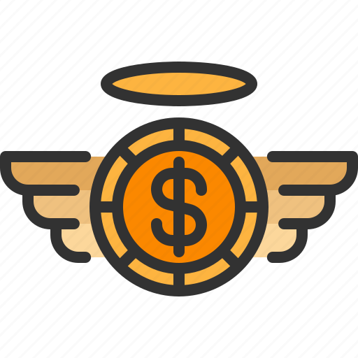 Angel, dollar, finance, investor, money icon - Download on Iconfinder