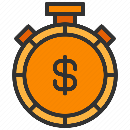 Dollar, money, stopwatch, time, watch icon - Download on Iconfinder