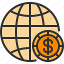 browser, dollar, money, web, world