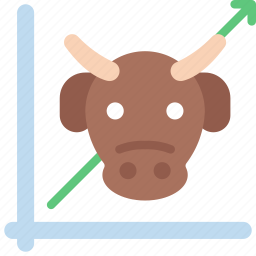 Bull, market, incline, increase, bullish, profit icon - Download on Iconfinder