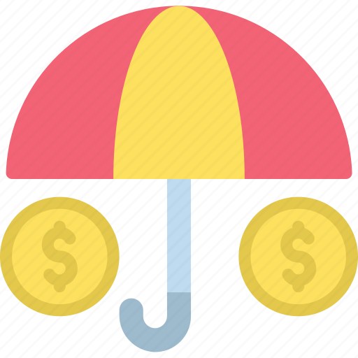 Protected, money, umbrella, insurance, insure icon - Download on Iconfinder
