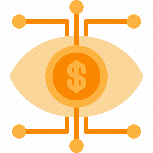 Coin, dollar, eye, target, view icon - Download on Iconfinder