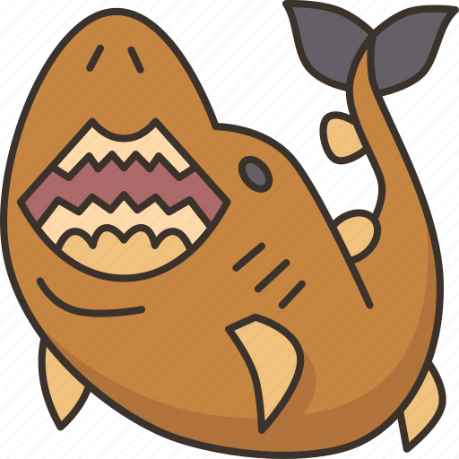Shark, cookiecutter, bite, marine, ocean icon - Download on Iconfinder