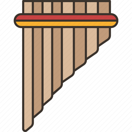 Flute, panpipes, rondador, musical, instrument icon - Download on Iconfinder