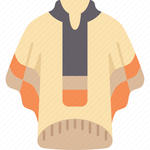Poncho, traditional, clothes, ethnic icon - Download on Iconfinder