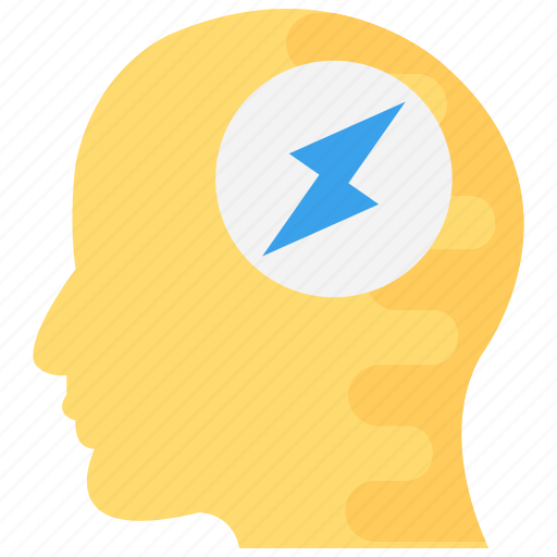 Brain flash sign, brain potential, brain process, brainstorming, creative thinking icon - Download on Iconfinder