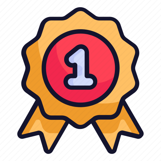 Golden, medal, school, education, study, badge icon - Download on Iconfinder