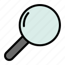 magnifying, glass, search, research