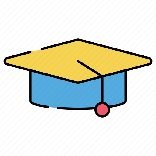 Mortarboard, academic cap, graduation cap, headwear, headgear icon - Download on Iconfinder