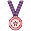 medal, badge, award, achievement, winner, star 