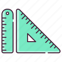 ruler, scale, measure, geometry