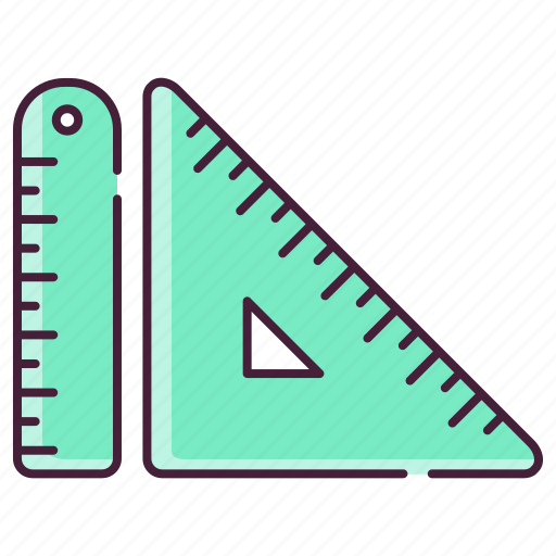Ruler, scale, measure, geometry icon - Download on Iconfinder