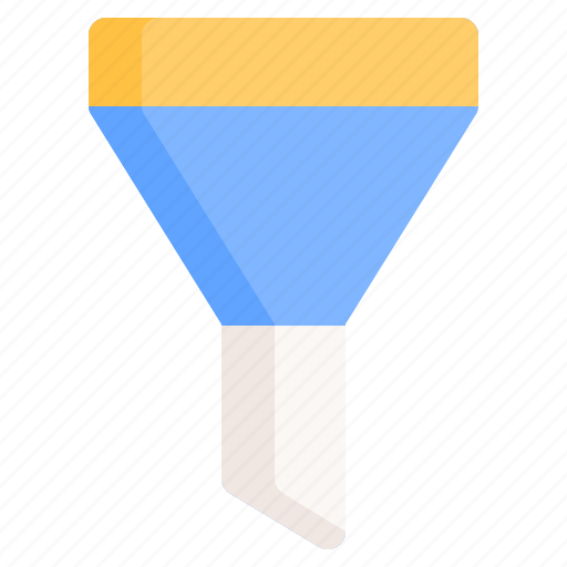 Funnel, filter, chemistry, laboratory, chemical icon - Download on Iconfinder