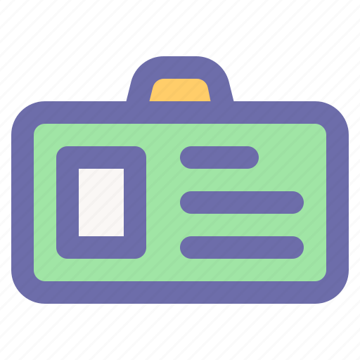 Id, card, identity, personal icon - Download on Iconfinder