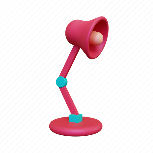 Desk lamp, desklight, light, lamp, furniture 3D illustration - Download on Iconfinder
