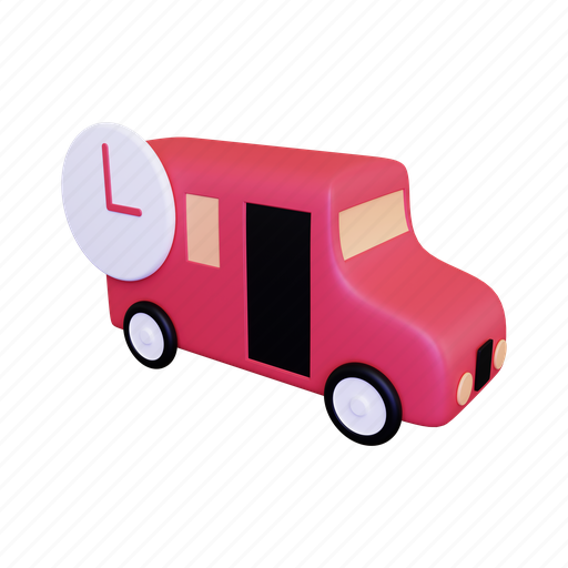 School bus, transportation, bus, transport, truck 3D illustration - Download on Iconfinder