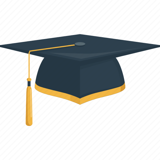 Degree, diploma, graduation, graduation hat, hat, school, student icon - Download on Iconfinder