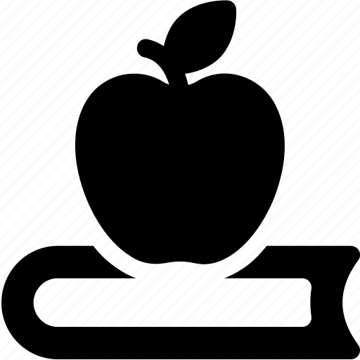 Book, apple, education, learning, study, knowledge, healthy icon - Download on Iconfinder