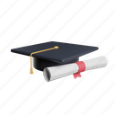 graduation, front, cap, hat, education, student, university, knowledge 