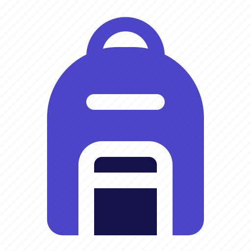Backpack, school, bag, back, high, education icon - Download on Iconfinder