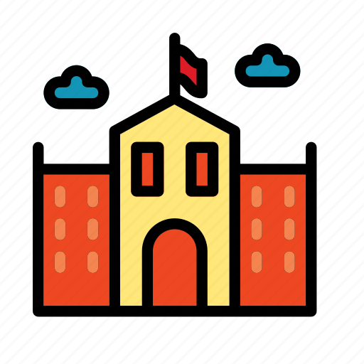 Education, learning, university, building icon - Download on Iconfinder