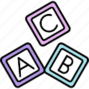 abc, block, alphabet, blocks, cube, cubes