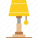 lamp, bedside, electric, light, table