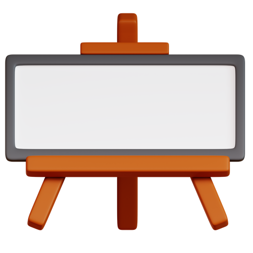 Whiteboard, canvas, education, school, classroom icon - Free download