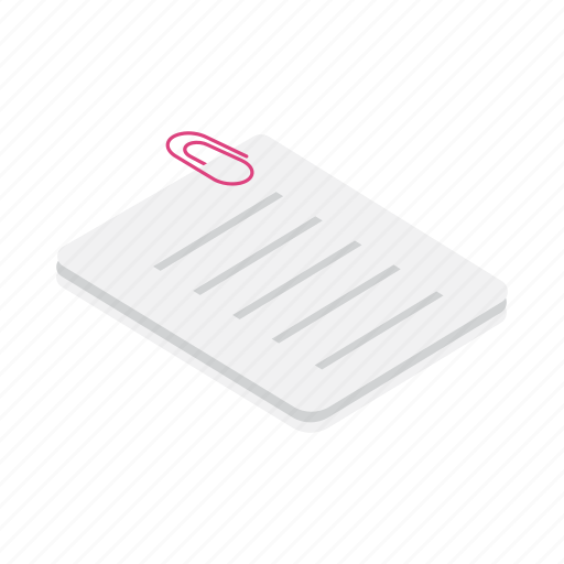 Paperclip, document, sheet, paper, school icon - Download on Iconfinder