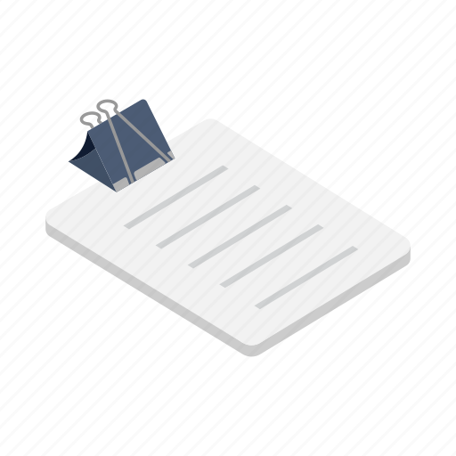Paperclip, sheets, document, paper, notes icon - Download on Iconfinder