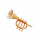 trumpet, instrument, music 