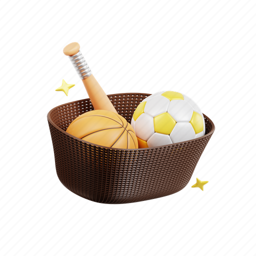 Sport, football, basketball 3D illustration - Download on Iconfinder