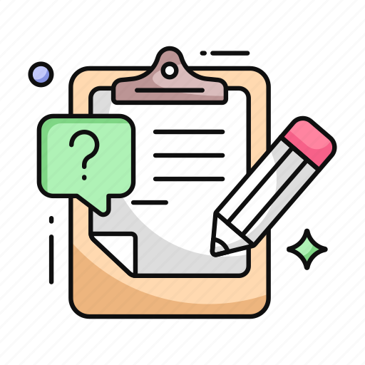 Test sheet, exam, examination, assessment, questionnaire icon - Download on Iconfinder