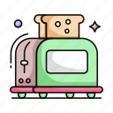 toaster, toast machine, sandwich maker, electronic, kitchen appliance