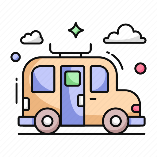 School bus, school van, automobile, automotive, transport icon - Download on Iconfinder