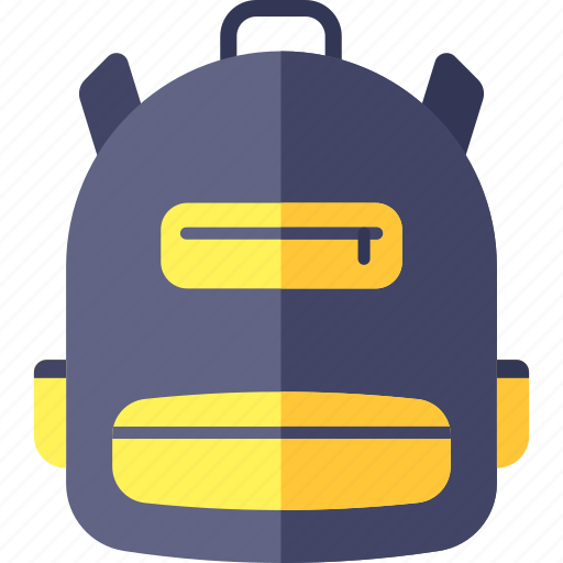 Bag, school, backpack, luggage, education, baggage, high icon - Download on Iconfinder