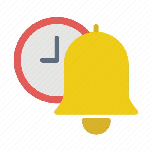 Bell, clock, time, schedule icon - Download on Iconfinder