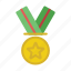 gold, honor, medal, reward, trophy 
