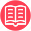 .svg, book, education, open book, reading, study 