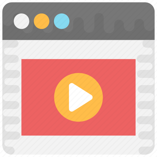 Multimedia, online cinema, online film, online media, online video icon - Download on Iconfinder