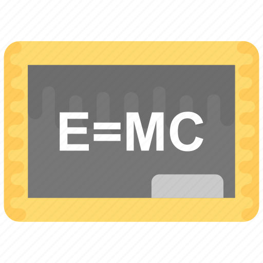 Einstein formula, emc2, formula, physics, scientific formula icon - Download on Iconfinder