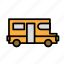 bus, camp, school, student, transport, university, user 