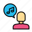 music, sing, user 