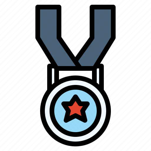 Achieve, finisher, goal, medal, running, win icon - Download on Iconfinder